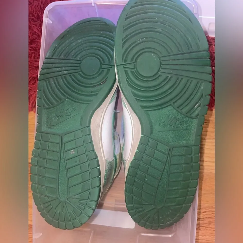 2009 Nike Dunk High 6.0 Floral Gradient Green Woman’s 8 jordan 1